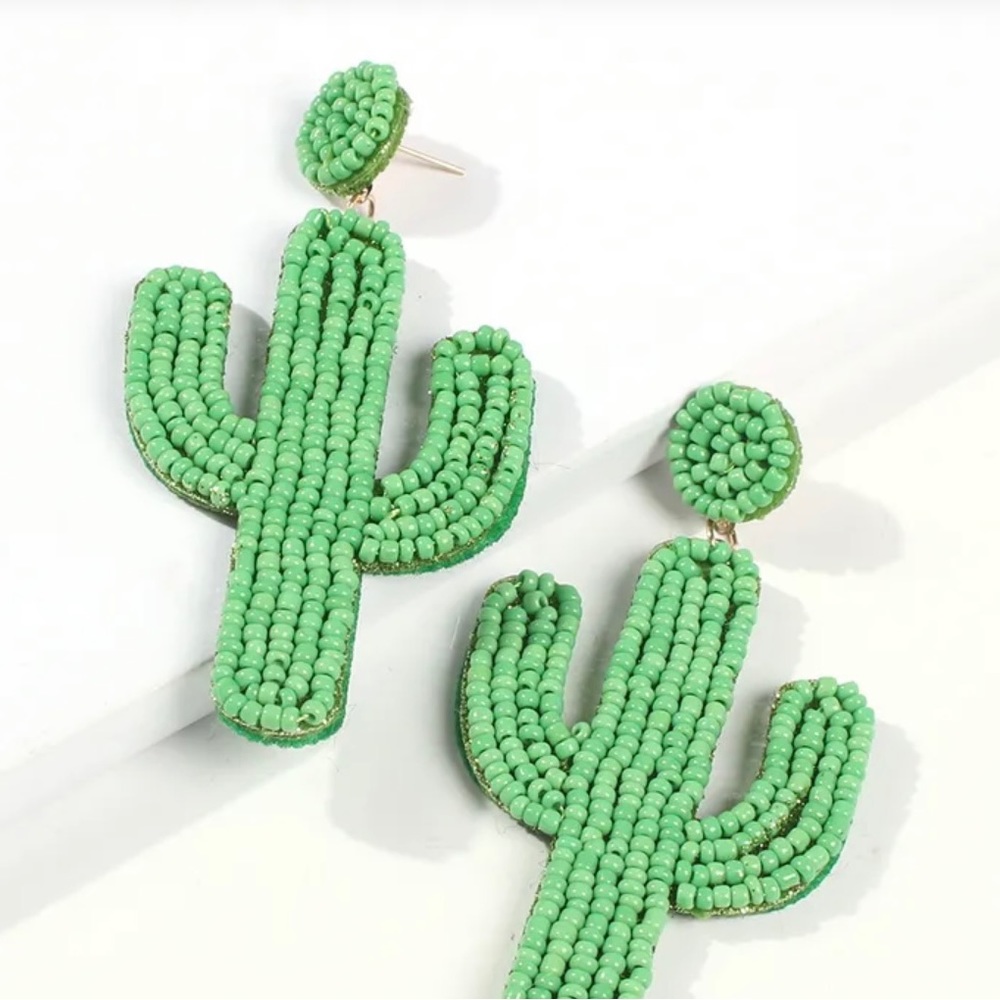 Fashion Cactus Beads Earrings